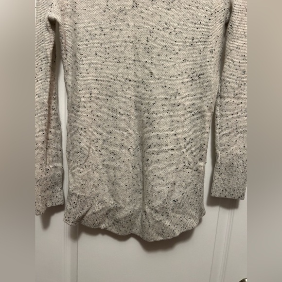 Rag & bone 100% cashmere tunic sweater women’s XS gray speckled quiet luxury - Picture 12 of 15